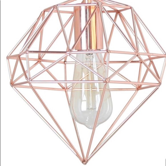 💕Copper tone pendant light - Picture 1 of 3